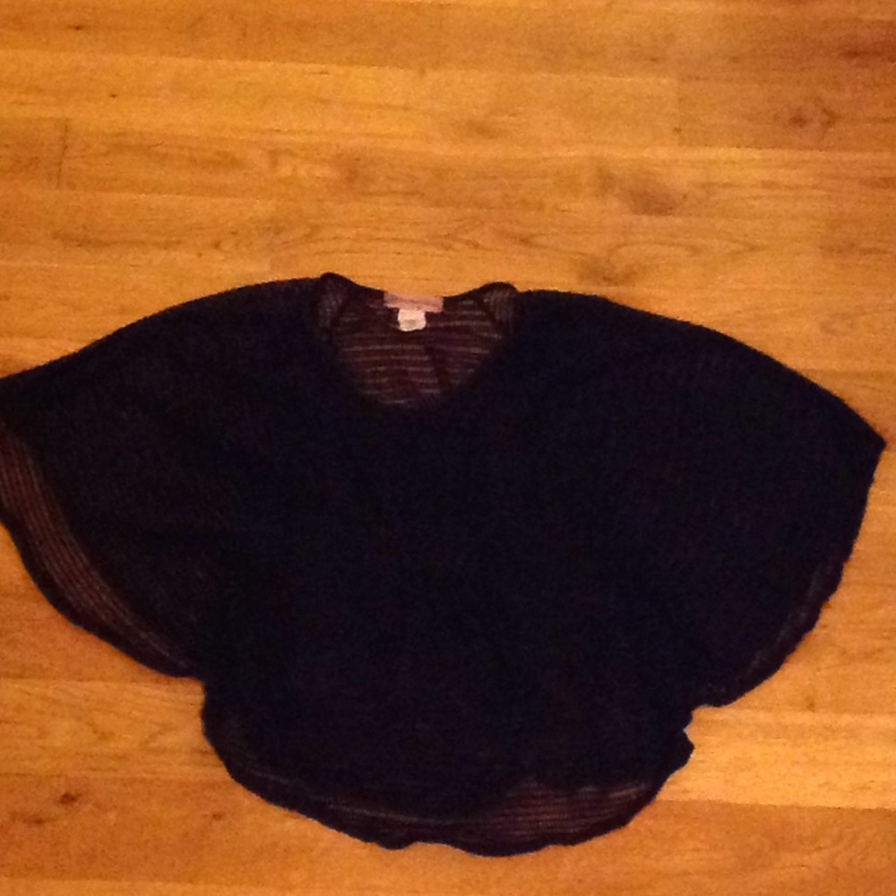 Beautiful black butterfly style top